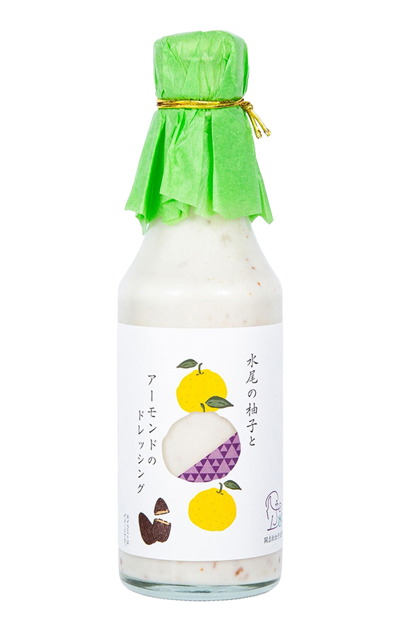 水尾の柚子とアーモンドのドレッシング 240ml