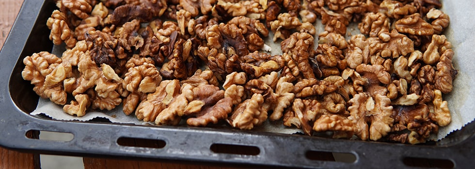 生クルミのローストのやり方